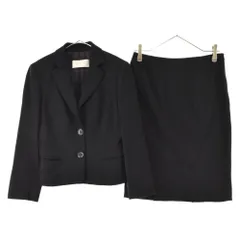 VALENTINO (ヴァレンチノ) ウール テーラードジャケット スカート セットアップ ブラック レディースのサムネイル