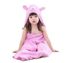新品 MoonFlower バスローブ フード付きバスタオル おくるみ ポンチョ 出産祝い プレゼント キッズ ベビー 100*100