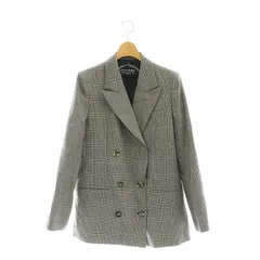 ドゥーズィエムクラス DEUXIEME CLASSE エブリデイアイライク EVERYDAY I LIKE ダブルジャケット(Check) ダブル グレンチェック ウール 黒 ブラック /KO ■OS