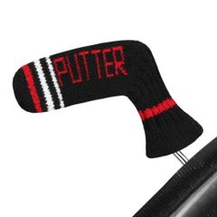 【人気商品】ニットゴルフパターヘッドカバー Edward 1枚パック Scott ブレードパターにフィット