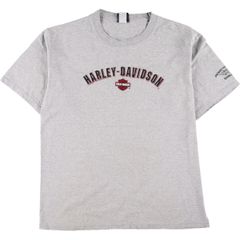 古着 ハーレーダビッドソン Harley-Davidson 袖刺繍 モーターサイクル バイクTシャツ メンズL/eaa331779