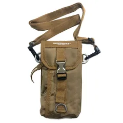 インディスペンサブル INDISPENSABLE バッグ ショルダーポーチ 斜めがけバッグ 14522600 074 IDP MULTI POUCH TEMPO マルチポーチ テンポ ショルダーバッグ ミニバッグ カーキブラウン系＋パープルのサムネイル