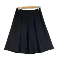 BODY DRESSING ボディドレッシング ボックスプリーツ 無地 春夏 SS スカート ブラック レディース サンプル品【古着】【中古】【送料無料】