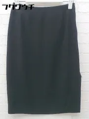 ◇ M-PREMIER エムプルミエ サイドジップ 膝丈 タイト スカート 36サイズ ブラック レディース 【中古】 【1002798923416】のサムネイル