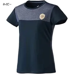 【新品】【Sサイズのみ】prince(プリンス) ストレッチ 半袖 テニス ウェア レディース・ウィメンズ ゲームシャツ WF1060 ネイビー