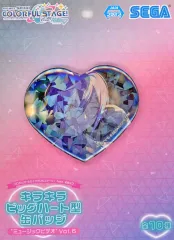 【中古】バッジ・ビンズ 神代類 キラキラビッグハート型缶バッジ“ミュージックビデオ”Vol.6 「プロジェクトセカイ カラフルステージ! feat. 初音ミク」
