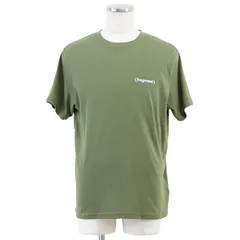 SALE【美品】MONCLER GENIUS モンクレール ジーニアス Tシャツ × FRAGMENT フラグメント 藤原ヒロシ 2019年 MAGLIA マグリア シグネチャー ロゴ プリント クルーネック 半袖 メンズ S オリーブグリーン 伊製のサムネイル