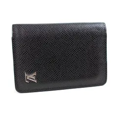美品✨ルイヴィトン 名刺入れ タイガ オーガナイザードゥポッシュ 黒 ルイヴィトン LOUIS VUITTON 名刺入れ タイガ オーガナイザー