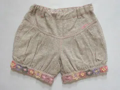 メゾピアノ mezzo piano アウトレット 子供服 女の子 130cm ショート パンツ グレー 秋 冬 ★3 ボトムス ズボン ガールズ 女児 キッズ 【中古】 ユーズド リサイクル 古着 子ども服 こども