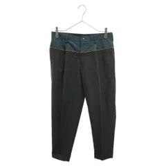 kolor (カラー) 19SS ウール切り替え ブロックパンツ グレー 19SCM-P14108のサムネイル