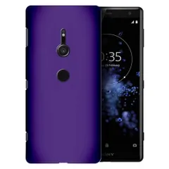 Xperia XZ2 ケース SO-03K SOV37 702SO エクスペリアxz2  耐衝撃 シンプル さらさら ハード ケース 【Color】 パープルのサムネイル