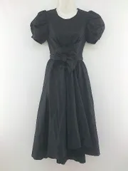 udresser バックジップ ウエストクロスワンピース 09693