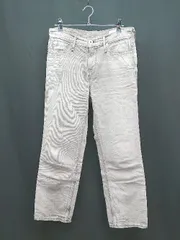 ◇ upper hights アッパーハイツ シンプル カジュアル デニム きれいめ ストレートパンツ サイズ27 グレー レディース E  【1307210041526】