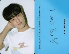 【中古】コレクションカード(男性) TREASURE/ハルト/裏面印刷メッセージ入り/CD「THE FIRST STEP：CHAPTER TWO」(BLACK Ver.)封入特典フォトカード