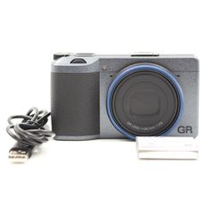 ■シャッター数5743枚！極上品■ RICOH GR IIIx Urban Edition メタリックグレー デジタルカメラ ネイビー リコー