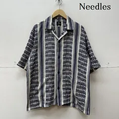 値下げ【希少】needles カバナシャツ　半袖　L Needles/ニードルズ Cabana Shirt - Bright Cloth/Uneven Dye