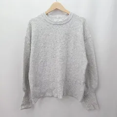 ◇ ⊇ Discoat ディスコート シンプル系 長袖 ニット セーター サイズＦ グレー系 レディース E  【1507280008362】