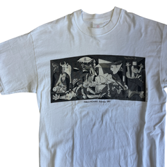 00s パブロピカソ ゲルニカ Tシャツ Lサイズ アート プリント Pablo Picasso Guernica ユーロ 美術 Art ヴィンテージ Vintage
