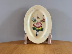 【2枚セット】デッドストック　ビンテージ　ベトナム　ソンべ焼　ソンべ焼き　中皿 75b5eac10b708c6292f27130ec8677