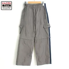 00s OLD NAVY 2WAY デタッチャブル サイドライン カーゴ ナイロン イージーパンツ レディース Sサイズ相当