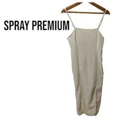 Spray スプレイ プレミアム サイドスリットキャミワンピース