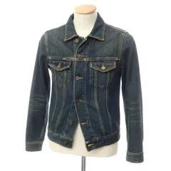 【中古】サンローランパリ SAINT LAURENT PARIS コットン Gジャン デニムジャケット ネイビー【サイズXS】【メンズ】のサムネイル