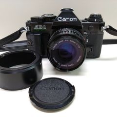 426 Canon AE-1 PROGRAM キヤノン フィルムカメラ プログラム 黒 ブラック 説明書付き