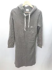 ◇ Buddy Lee バディ・リー 長袖 膝丈 パーカーワンピース サイズM グレー系 レディース E  【1406180072803】