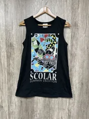 scolar スカラー プリント ロゴ タンクトップ sizeM/白 ■◆ レディースのサムネイル