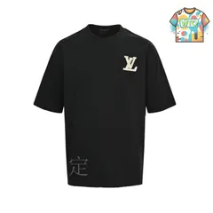 【今日WTO】Louis Vuitton 25ss 編み刺繍ロゴ半袖-WQ73