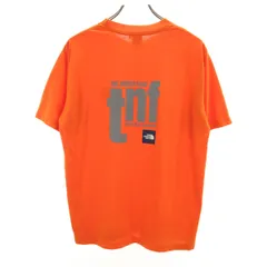THE NORTH FACE ノースフェイス 日本製 半袖 Tシャツ M オレンジ系 メンズ 古着