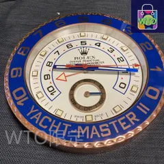 ロレックス壁掛け時計　ブルー　パールピンク-WTO輸入1-TBK94