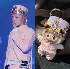 【BAG付】15-17 / BIGBANG G-DRAGON 着用風 ぬいぐるみ服 001 labubu gdragon ジヨンぬいぐるみ 人形 服 洋服 衣装 GD Labubu