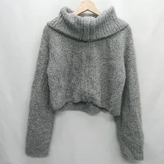 ◇ ⊇ niko and … ニコアンド ジップアップ 長袖 ニット セーター サイズF グレー系 レディース E  【1409240064442】