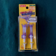 スナップティー ゴルフ ティー パープル 5セット ドライバー ロングティー 可倒式 高さ 45ｍｍ 全長 77ｍｍ ツアー ＰＧＡ ライト フィールドナンバー 30904 メンズ レディス ＧＯＬＦ
