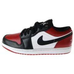 NIKE (ナイキ) AIR JORDAN 1 LOW BRED TOE エアジョーダン1 ブレッドトゥ ローカットスニーカー レッド/ブラック US8/26cm 553558-612