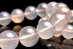 ミルキーな透明感◇マダガスカル産 ローズクォーツ　8.5mm　ブレスレット 1個売り パワーストーン 天然石 _BG4344-85