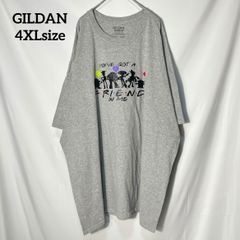 【GILDAN】ディズニー トイストーリー Disney Toy Story シルエットロゴ　キャラクター　プリント　オーバーサイズ　希少 半袖Tシャツ　グレー　4XL US古着