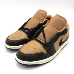 【中古】NIKE AIR JORDAN 1 LOW SE スニーカー 28.5cm HQ3603-201 ブラウン ナイキ[10]