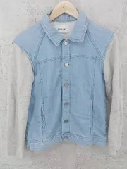 ◇ FRAY I.D フレイ アイディー 長袖 ジャケット サイズ0 ネイビー グレー レディース  【1002800777129】