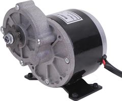 ギヤ 減速 モーター 12V 250W 自転車 改造 車 電動 バイク 作成 KRB255 （12V スプロケットギヤタイプ）