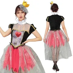 【在庫限り！特価品】HW ゴシック クイーン　　[女王 コスプレ アリス ホラー コスチューム ゴースト なりきり ハロウィン 仮装 女性 レディース イベント]【893431】