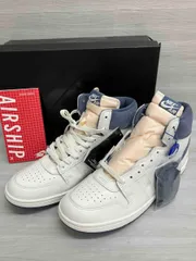 NIKE Jordan Air Ship SP ”Diffused Blue” ナイキ ジョーダンエアシップ スニーカー ホワイト ブルー FAKEBUSTER鑑定バッチ付き 美品