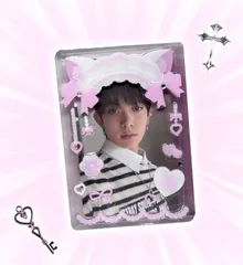 ♡A1 トレカケース レジン デコ 硬質ケースデコ レースデコ バレエコア