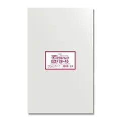 シモジマ(Shimojima)ヘイコー 透明 OPP袋 クリスタルパック 衣料品用 28×45cm 100枚 F28-45 1