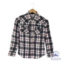 ☆美品☆ RAD CUSTOM ラッドカスタム トップス カッターシャツ ポケット ボタン カジュアル 長袖 レディース チェック柄 901-9029 送料無料 古着