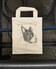 ボストンテリア　トートバッグ