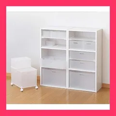 ★スタッフおすすめ！売れ筋★サンカ インボックス 「カラーボックスにぴったりフィット」する収納ボックス Lサイズ クリア (幅38.9*奥行26.6*高さ23.6cm) 3方向取っ手付き 積み重ね可能 おしゃれ 引き出し キャスター取り付け