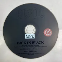 BACK IN BLACK／AC/DC／輸入盤