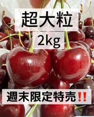 クール便‼️9.5r超大粒アメリカンチェリー2kg 果物 フルーツ
